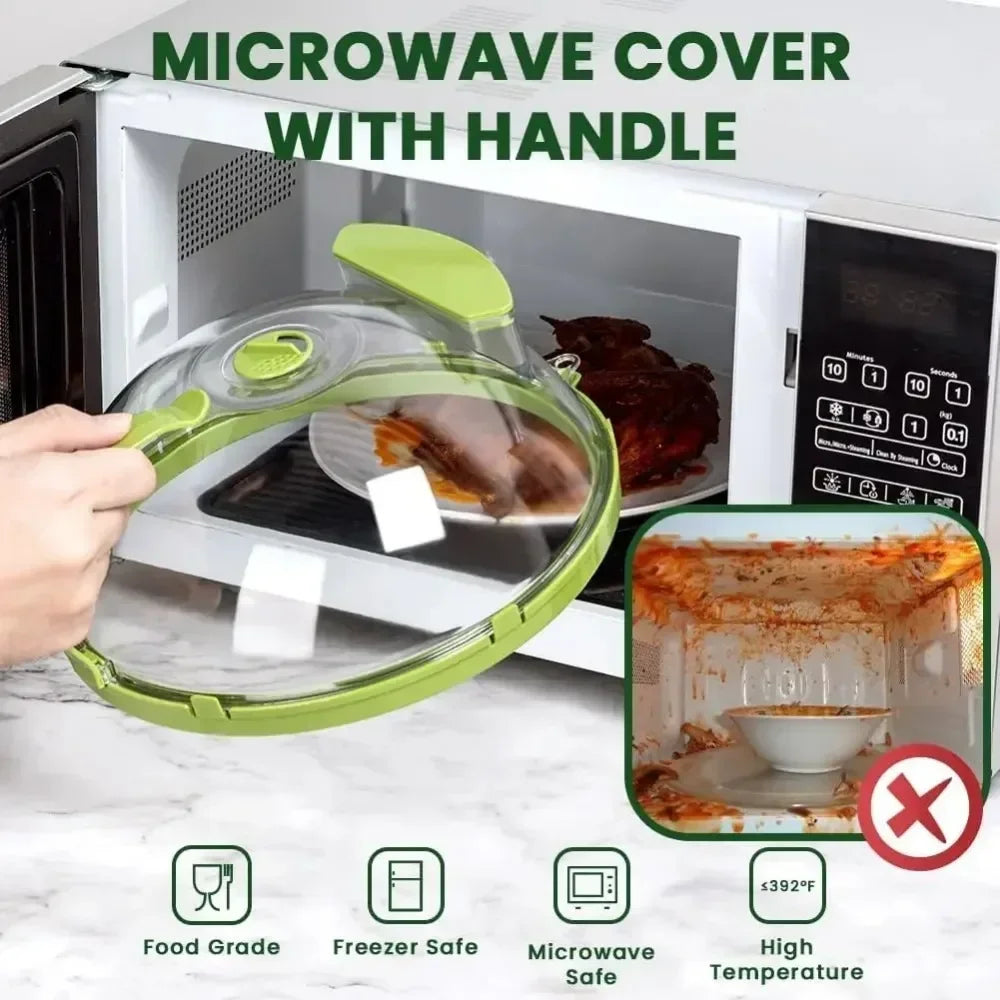 SteamGuard Microwave Splatter Cover