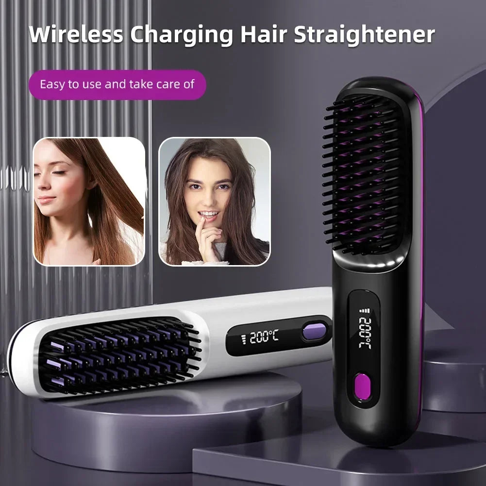 SmoothPro Wireless Hair Straightening Comb